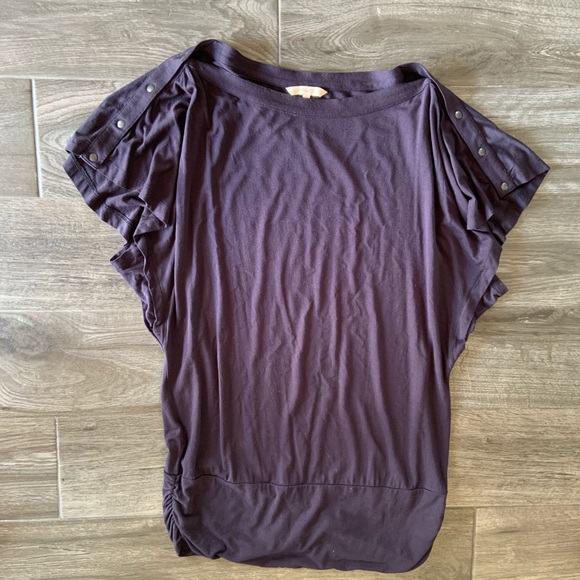 Navy top with snaps on sleeve - Picture 2 of 5